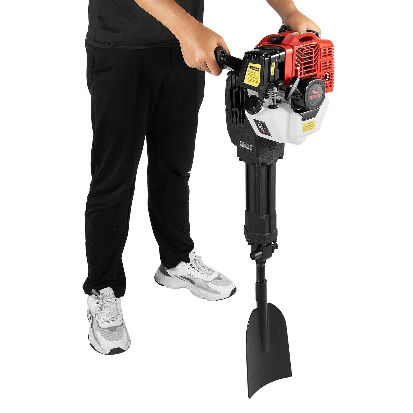 Bymaocar 1900W Gas Powered Garden Tree Digger Excavator 2 Stroke Roots