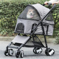 2-in-1 Foldable Pet Stroller & Removable Carrier, 44 lb Pet and Home Outlet