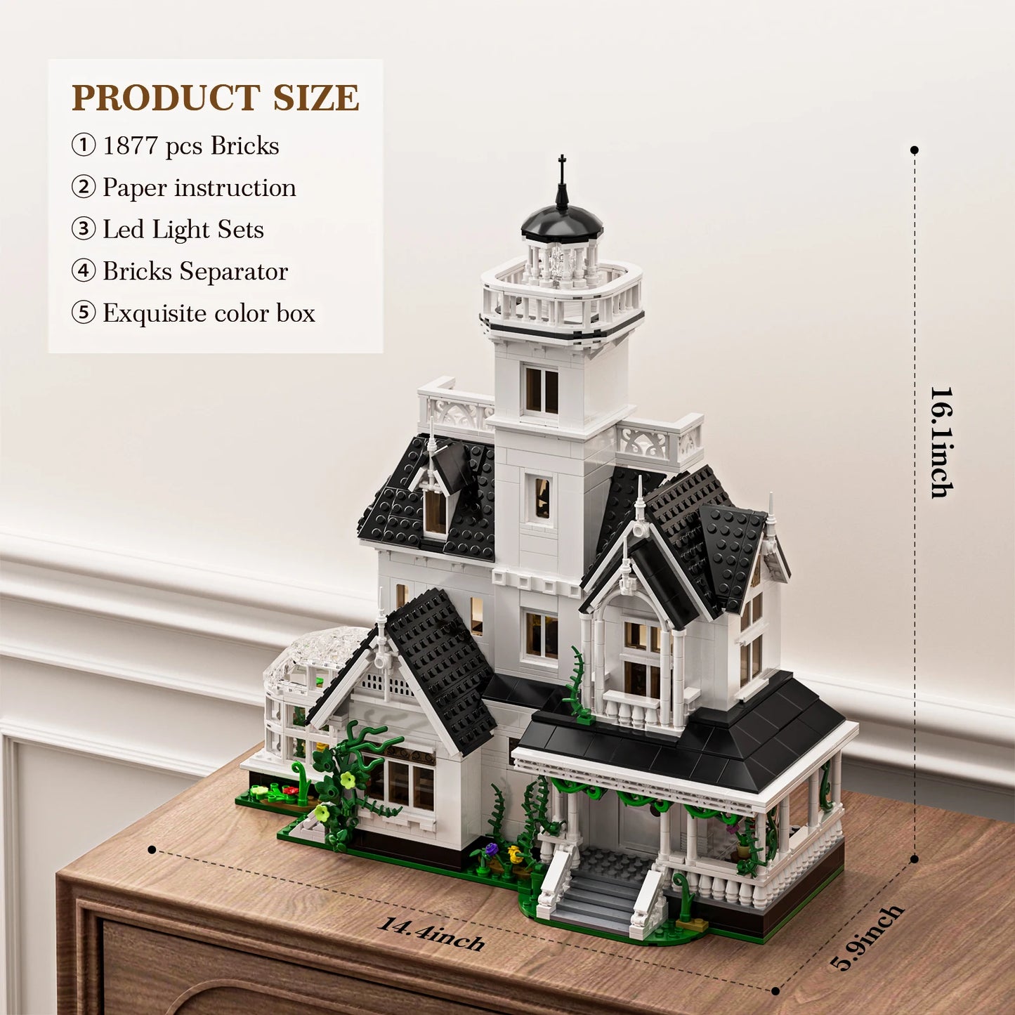 Magic House LED Building Set Victorian Model For Adults