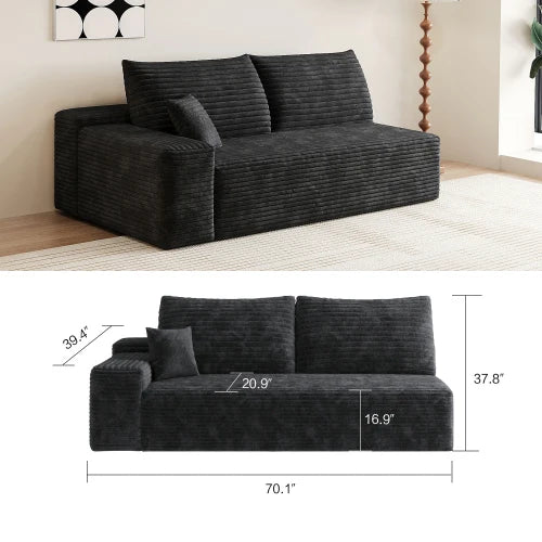 YQXH Cloud Modular Sectional Sofa With Plush Memory Foam